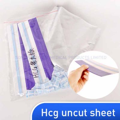test kit material hcg uncut sheet rapid test components ivd kit manufacturers