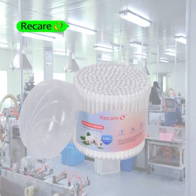 plastic cotton swabs stem buds ear safety small cleaning