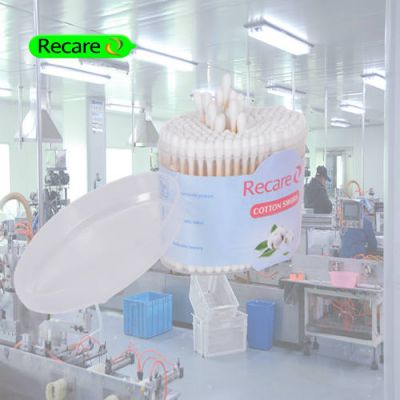 wooden cotton buds wood stick swabs ear cleaning safety