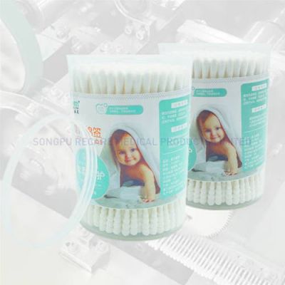 tiny cotton buds baby swabs cosmetic ear cleaner plastic
