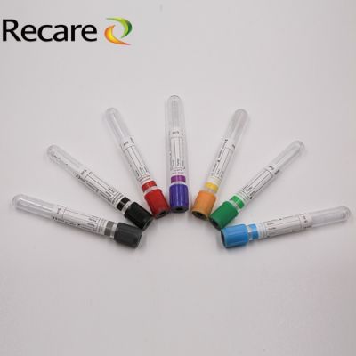 blood collection tube CE ISO Approval PET glass Disposable