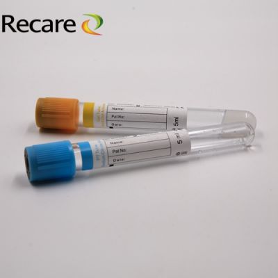 collection tube blood CE ISO Approval PET glass Disposable