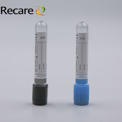 blue top tube Disposable PET glass CE ISO Approval on sale