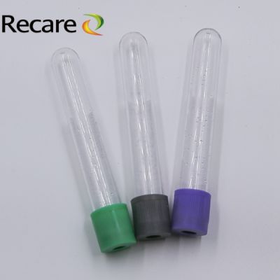 green top tube Disposable PET glass CE ISO Approval on sale