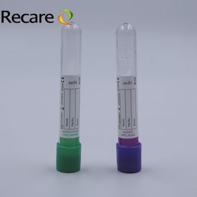 purple top tube Disposable PET glass CE ISO Approval sale