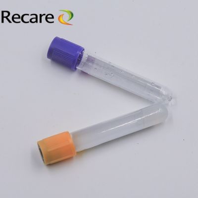 yellow tube blood test Disposable PET glass CE ISO Approval
